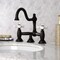 Kingston Brass KS3915PX Restoration Bathroom Bridge Faucet, Oil Rubbed Bronze KS3915PX - alternate 5